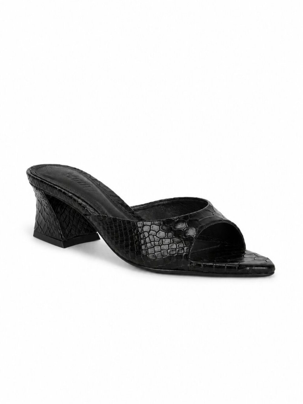 Schutz Leather Embossed Marlee Sandal Size 8 NWT